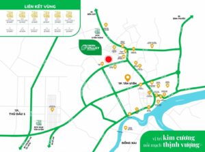 Vị Trí Dự Án Nhà Phố Green Valley City Tại Thành Phố Tân Uyên - Bình Dương 14 Vị Trí Dự Án Green Valley City - Tân Uyên